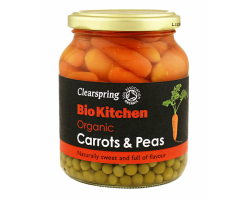 Морковь и горох консервированные Clearspring, 350 г