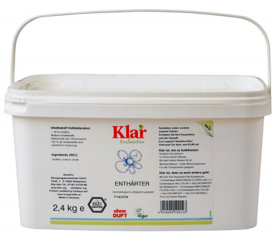 Средство для смягчения воды без отдушки KLAR, 2,4 кг