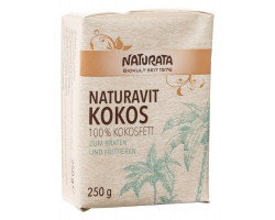 Масло кокосовое рафинированное дезодорированное NATURATA, 250 г