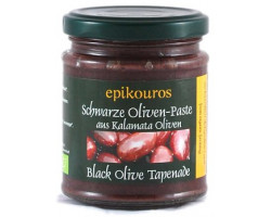 Паста (тапенад) из черных оливок (Black Olive Tapenade) пастеризованная, 190 г