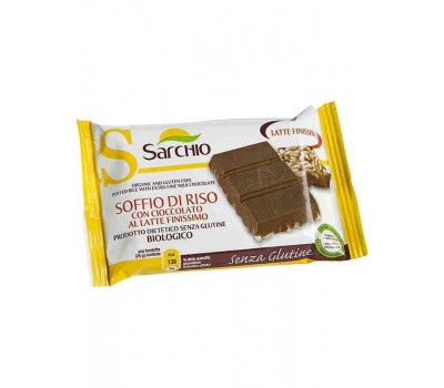 Батончик-мюсли из молочного шоколада и воздушного риса SARCHIO, 25 г