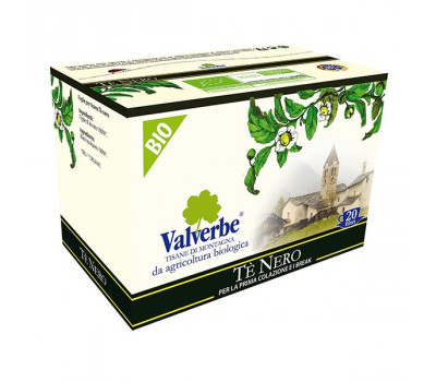 Чай черный пакетированный Valverbe, 20 фильтр-пакетиков, 30 г