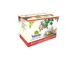 Чайный напиток пакетированный Valverbe "Шиповник, Черника и Годжи", 20 фильтр-пакетиков, 30 г
