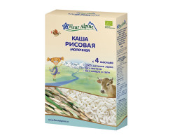 Каша д/детского питания молочная рисовая FLEUR ALPINE (с 4 мес.), 200 г