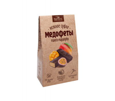 Конфеты глазированные "Суфле манго-маракуйя в шоколаде", 150 г