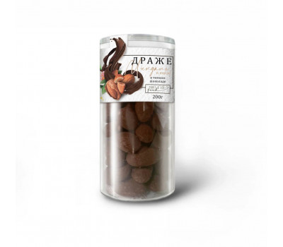 Драже "Миндаль в какао в тёмном шоколаде", 170 г